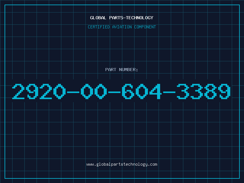 Aviation Part 2920-00-604-3389