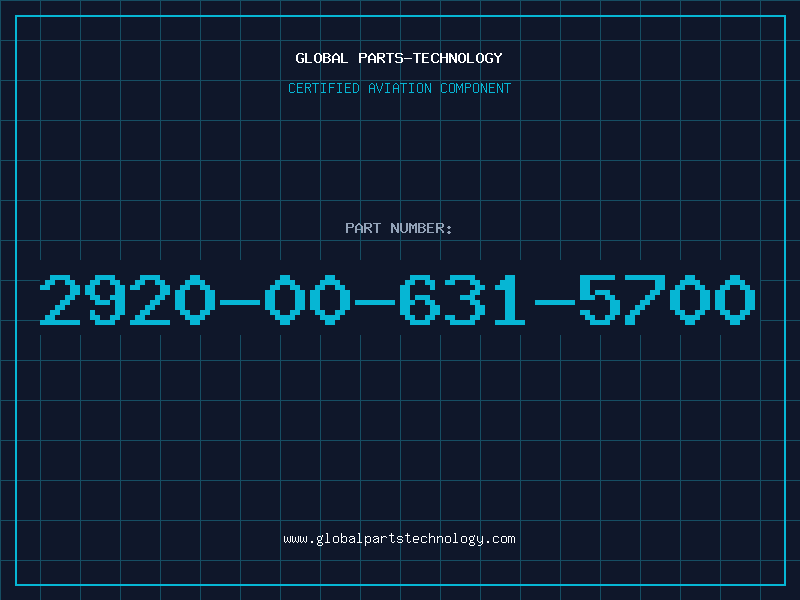 Aviation Part 2920-00-631-5700
