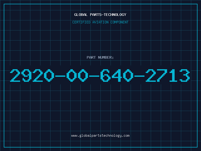 Aviation Part 2920-00-640-2713