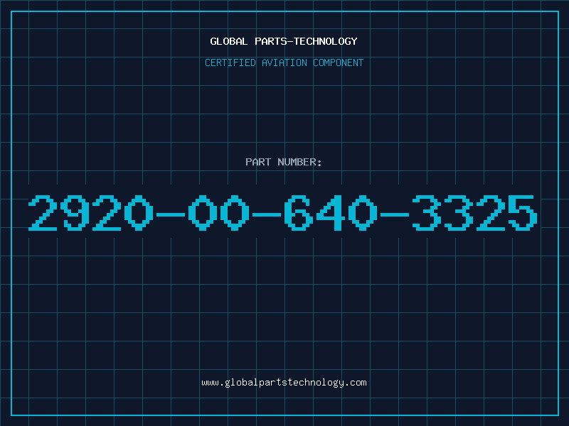 Aviation Part 2920-00-640-3325