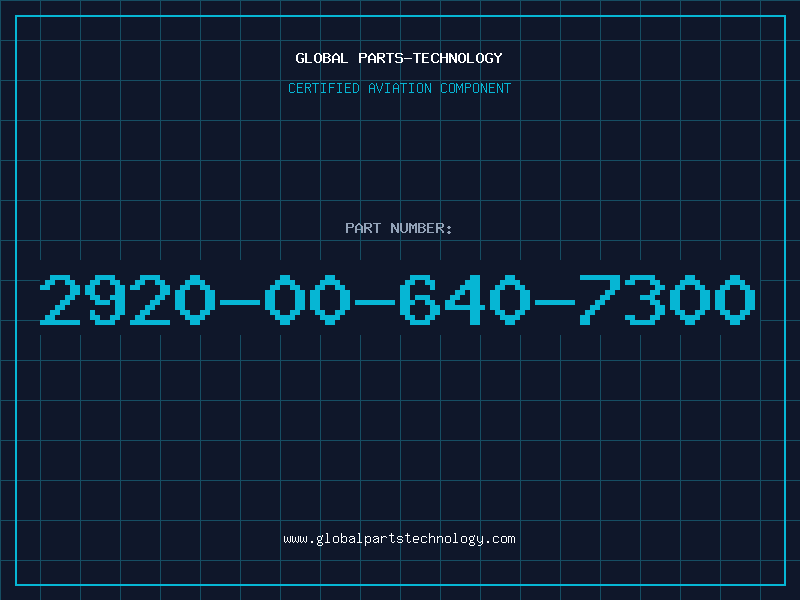 Aviation Part 2920-00-640-7300