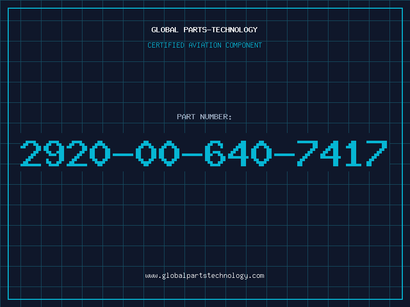 Aviation Part 2920-00-640-7417