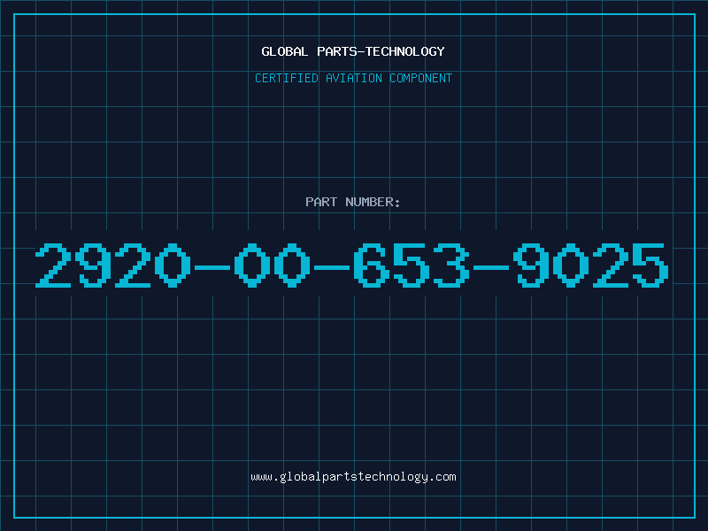 Aviation Part 2920-00-653-9025