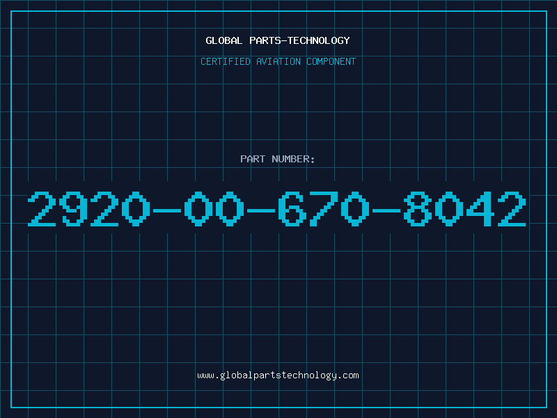 Aviation Part 2920-00-670-8042