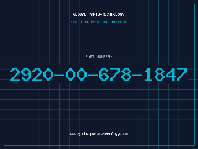 Aviation Part 2920-00-678-1847