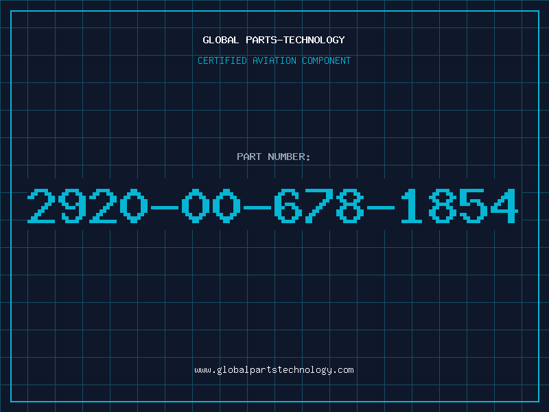 Aviation Part 2920-00-678-1854