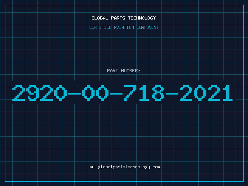 Aviation Part 2920-00-718-2021
