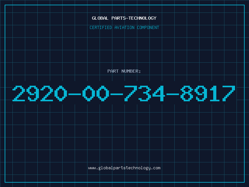 Aviation Part 2920-00-734-8917