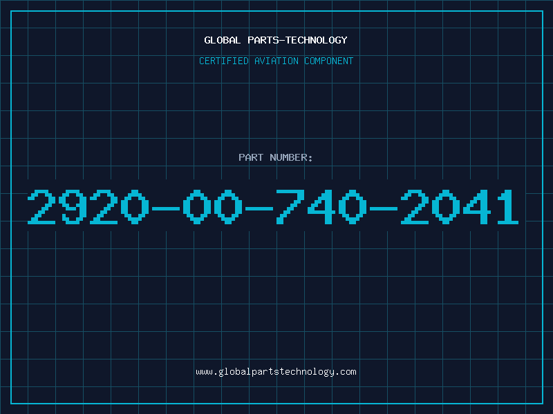 Aviation Part 2920-00-740-2041