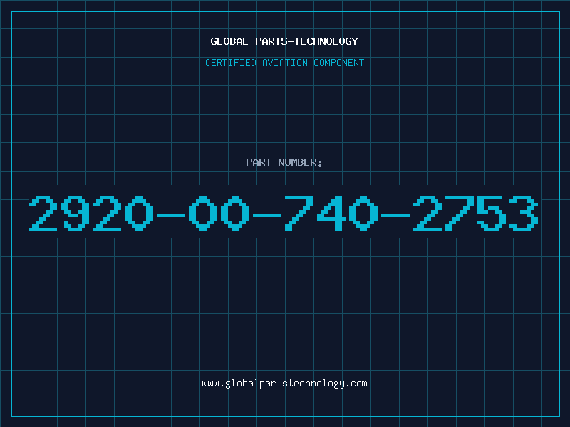 Aviation Part 2920-00-740-2753