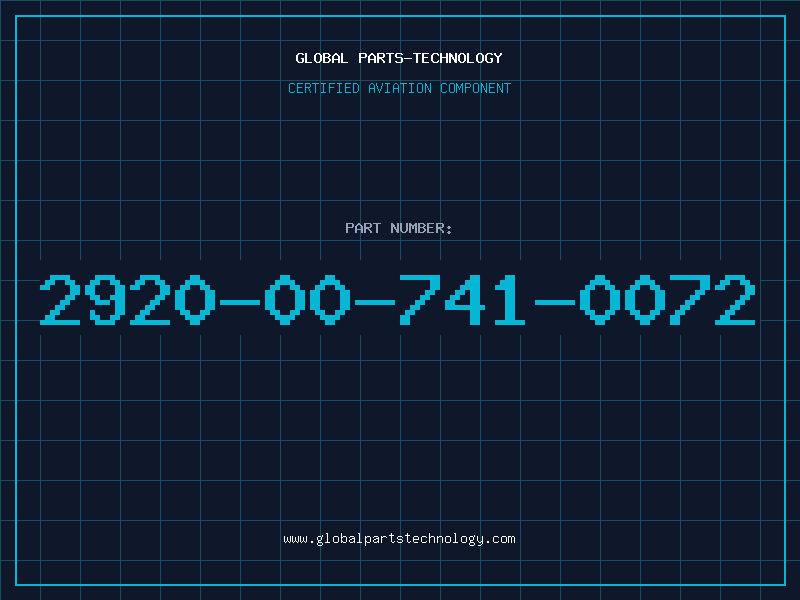 Aviation Part 2920-00-741-0072