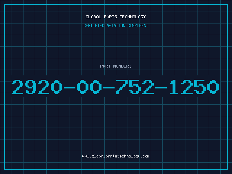 Aviation Part 2920-00-752-1250