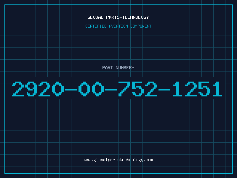 Aviation Part 2920-00-752-1251