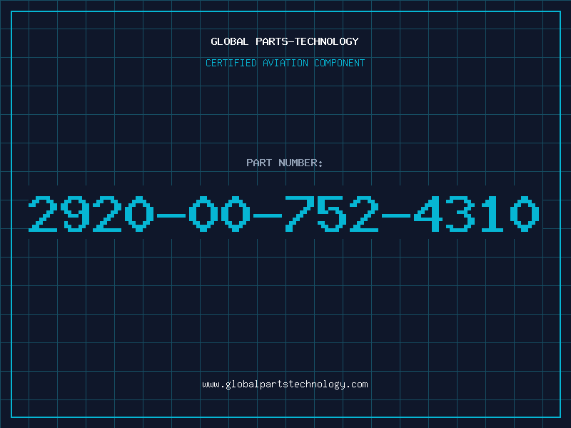 Aviation Part 2920-00-752-4310