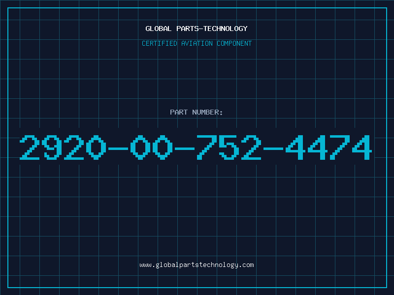 Aviation Part 2920-00-752-4474