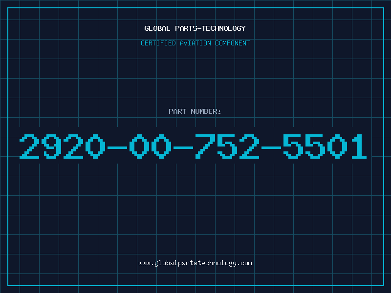 Aviation Part 2920-00-752-5501