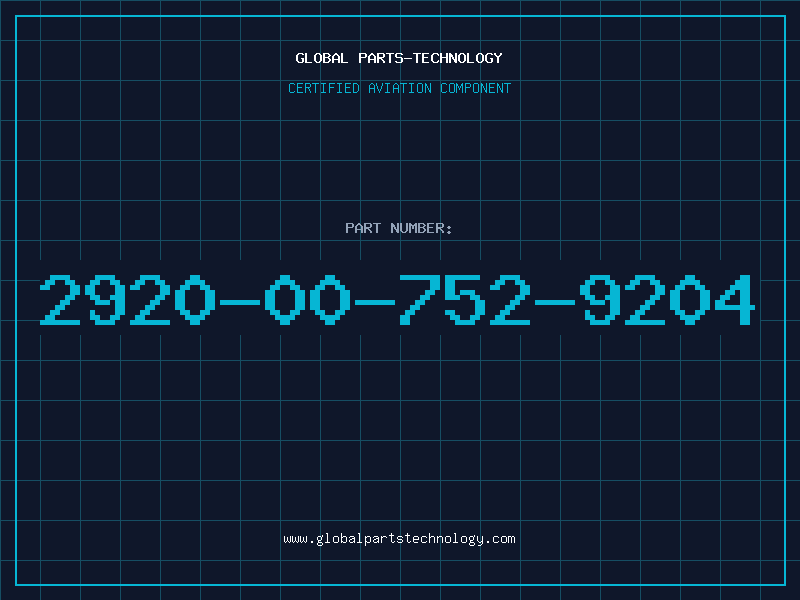 Aviation Part 2920-00-752-9204