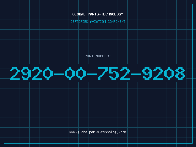 Aviation Part 2920-00-752-9208