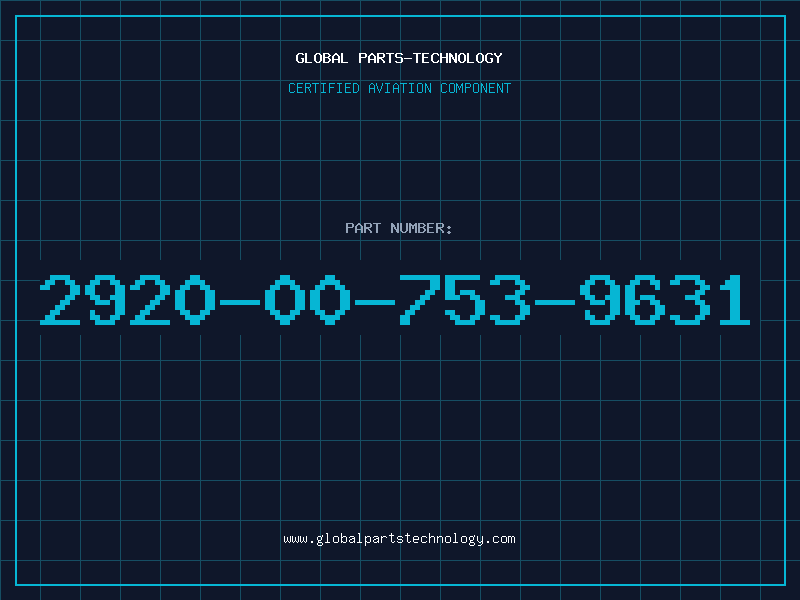 Aviation Part 2920-00-753-9631