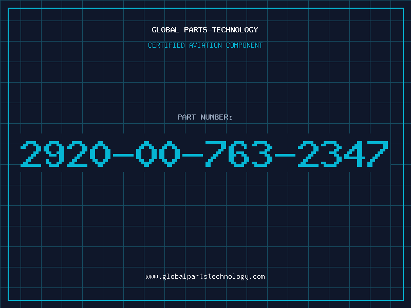 Aviation Part 2920-00-763-2347