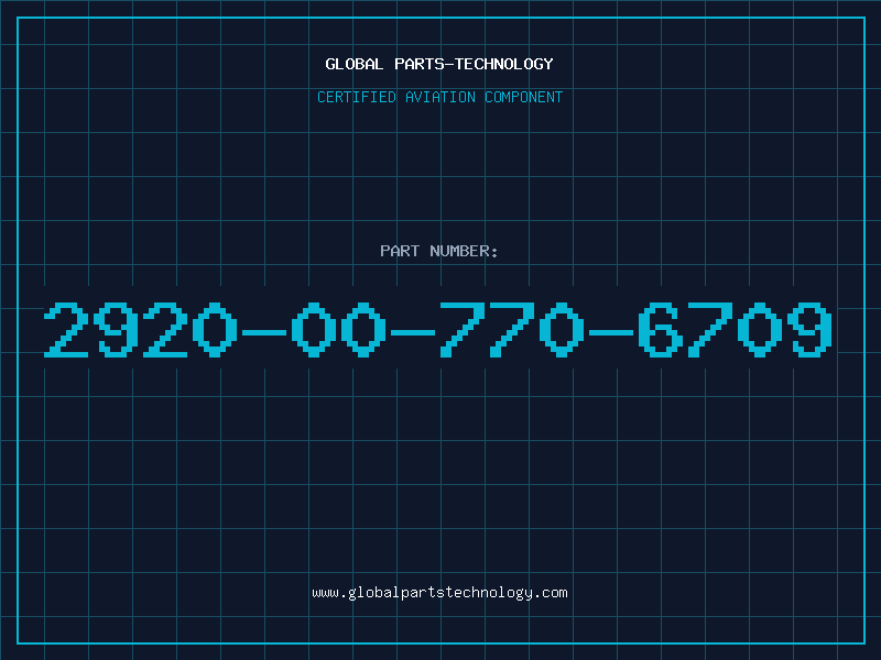 Aviation Part 2920-00-770-6709