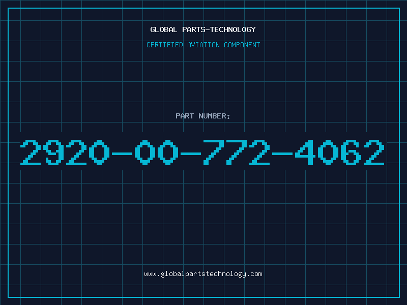 Aviation Part 2920-00-772-4062