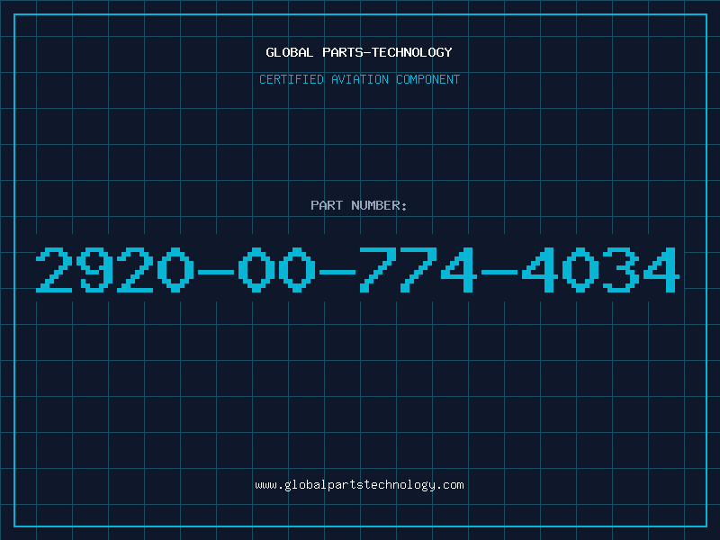 Aviation Part 2920-00-774-4034