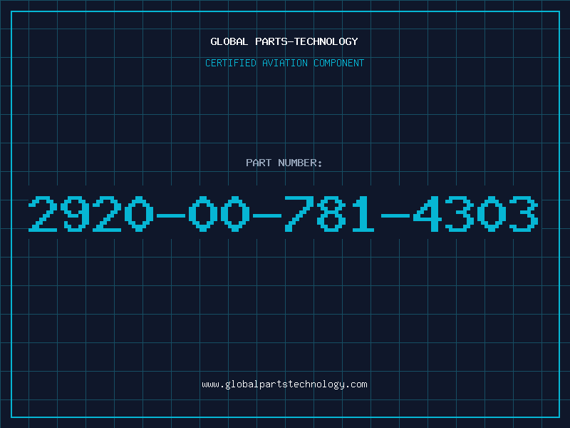 Aviation Part 2920-00-781-4303