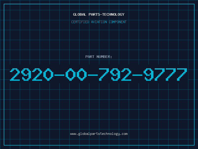 Aviation Part 2920-00-792-9777