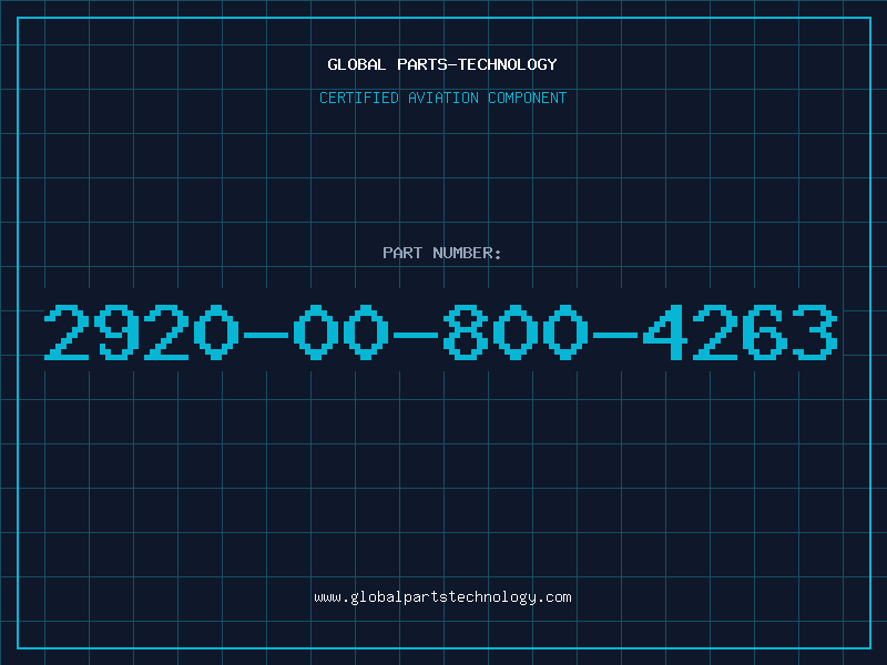 Aviation Part 2920-00-800-4263