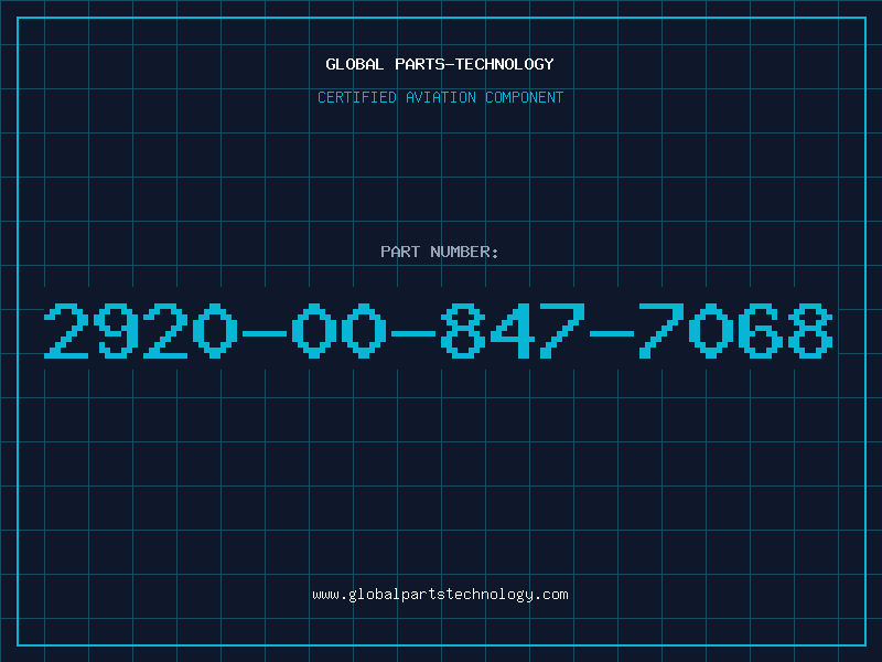 Aviation Part 2920-00-847-7068