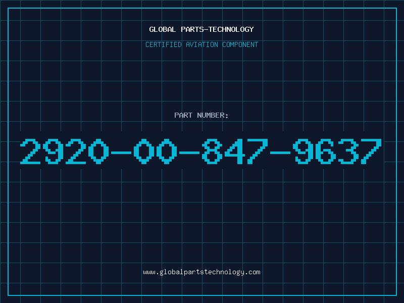 Aviation Part 2920-00-847-9637