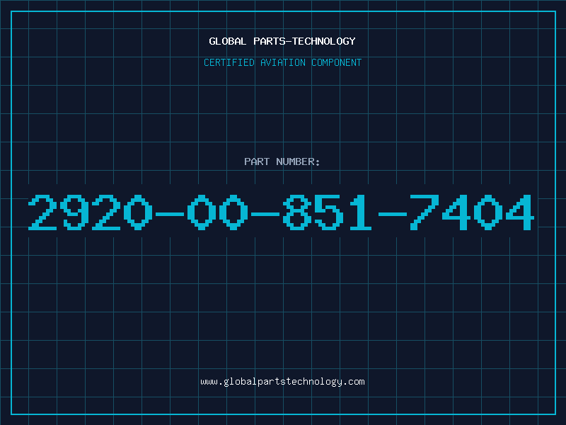 Aviation Part 2920-00-851-7404