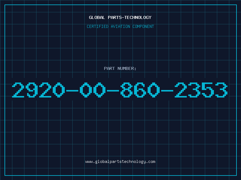 Aviation Part 2920-00-860-2353
