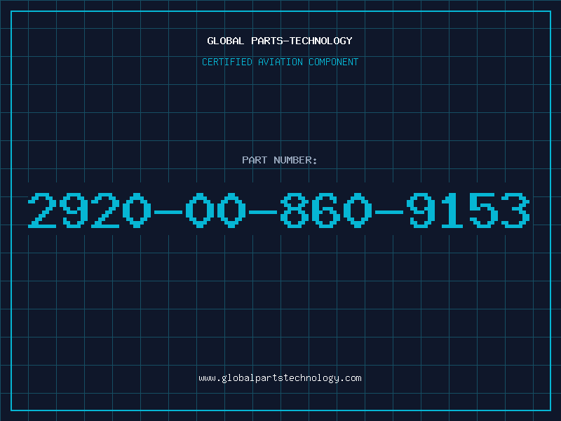 Aviation Part 2920-00-860-9153