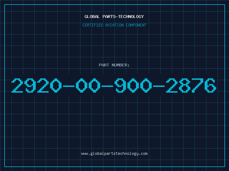 Aviation Part 2920-00-900-2876