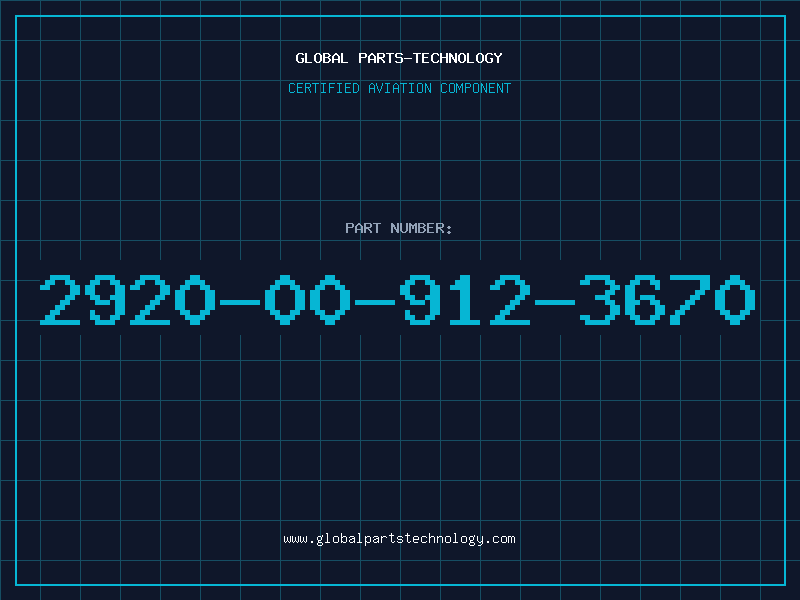 Aviation Part 2920-00-912-3670