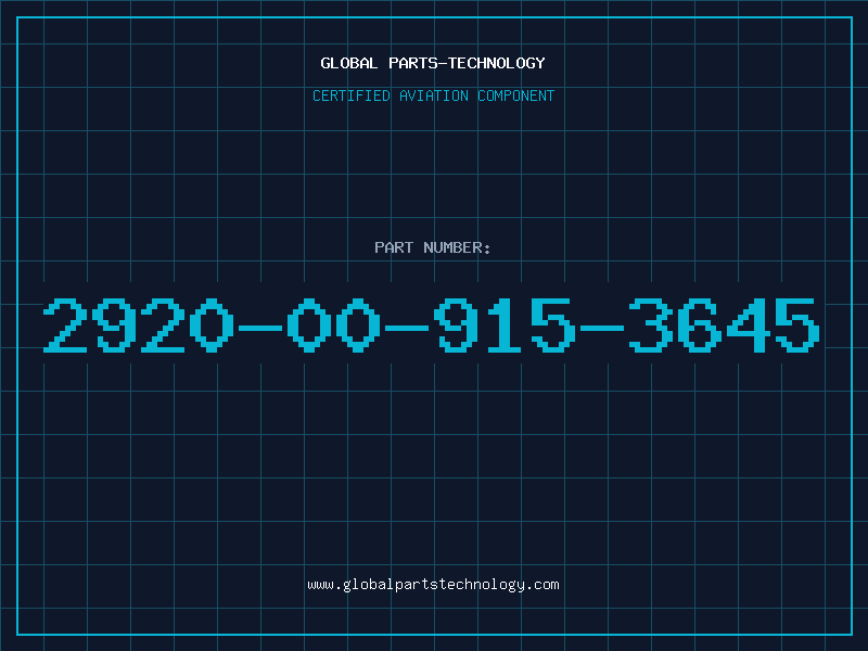 Aviation Part 2920-00-915-3645