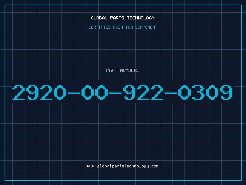 Aviation Part 2920-00-922-0309