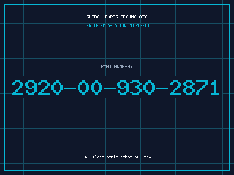 Aviation Part 2920-00-930-2871