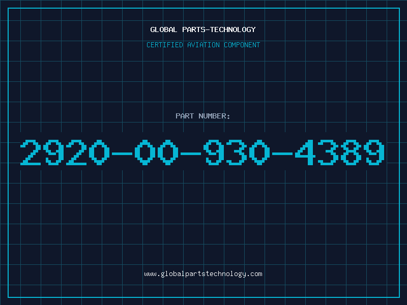 Aviation Part 2920-00-930-4389