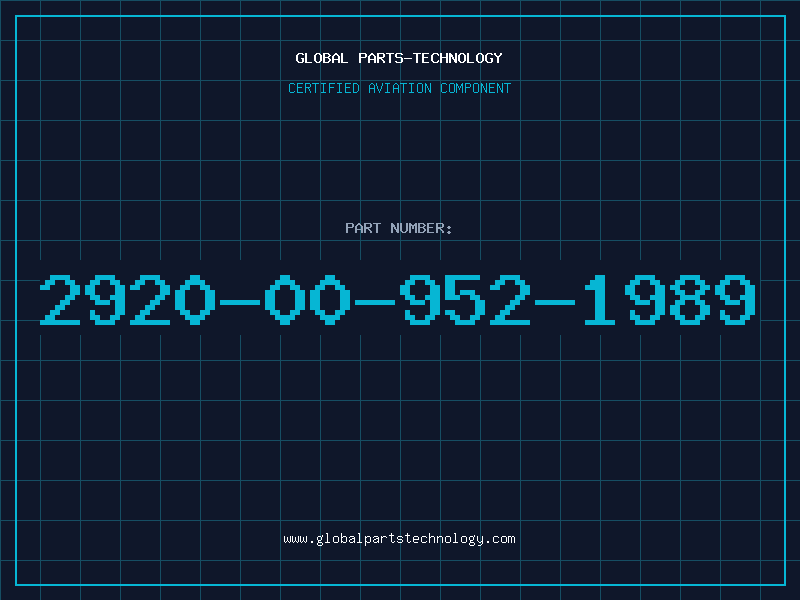 Aviation Part 2920-00-952-1989