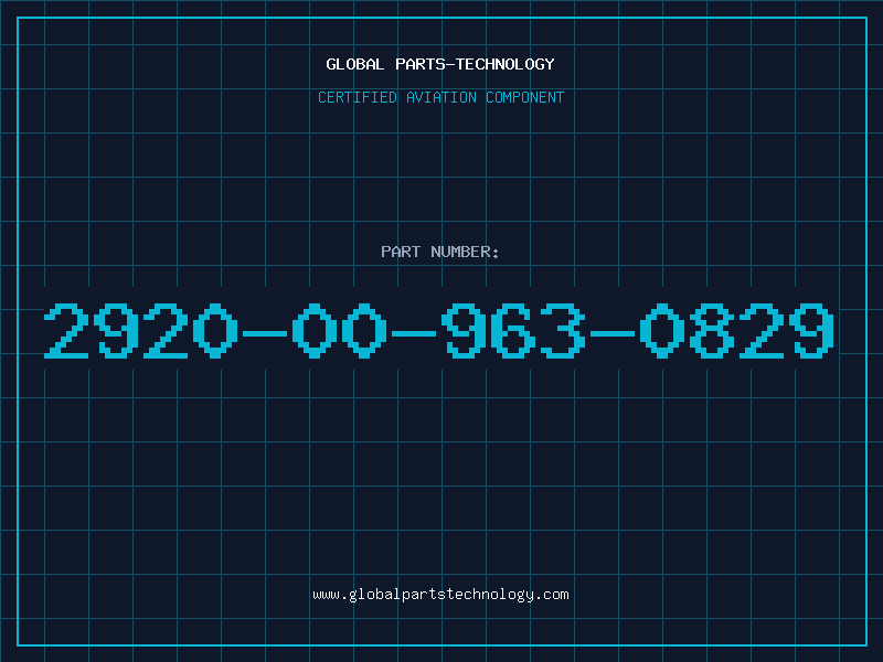 Aviation Part 2920-00-963-0829