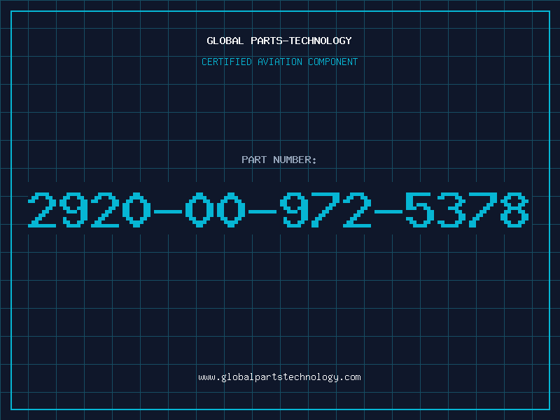 Aviation Part 2920-00-972-5378