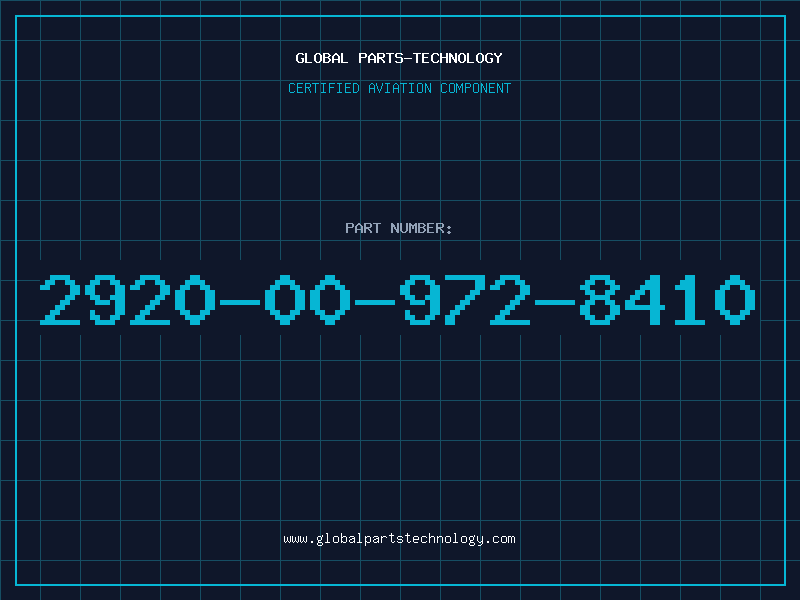 Aviation Part 2920-00-972-8410