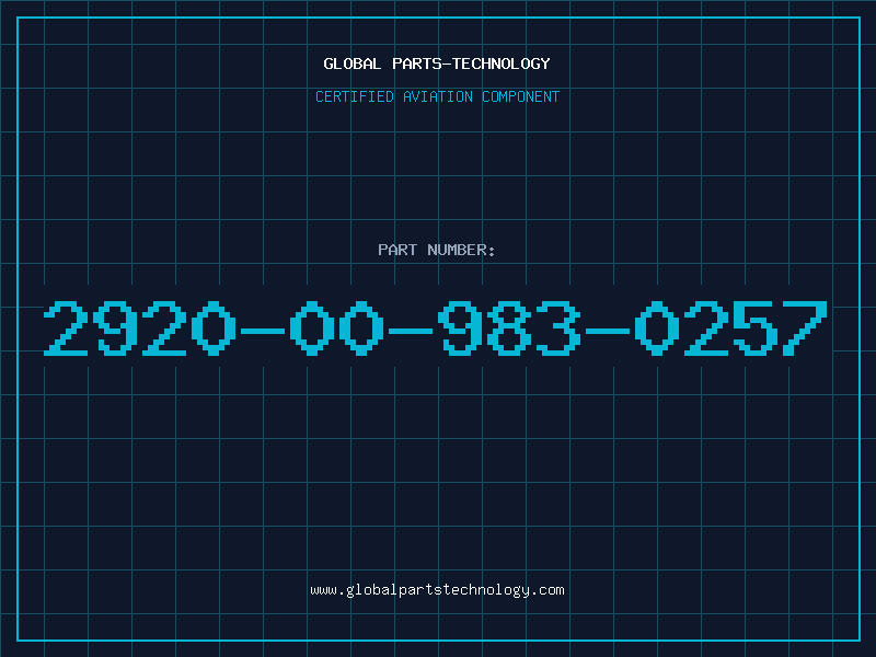 Aviation Part 2920-00-983-0257
