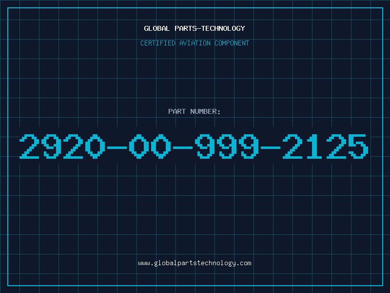 Aviation Part 2920-00-999-2125