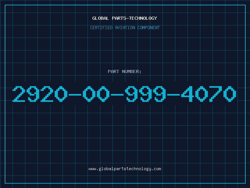 Aviation Part 2920-00-999-4070