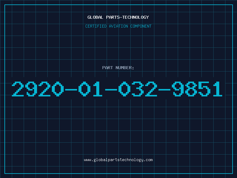 Aviation Part 2920-01-032-9851