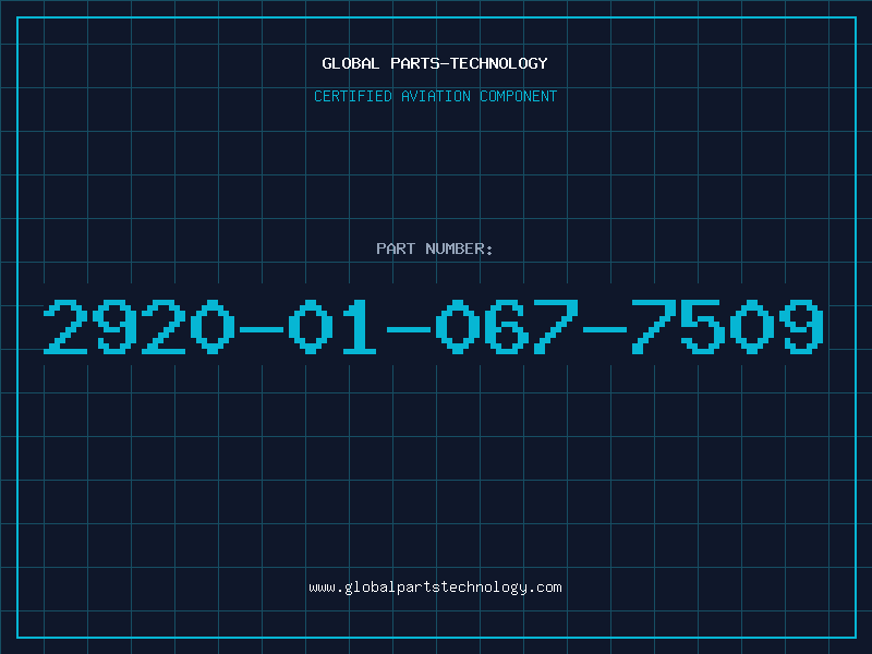 Aviation Part 2920-01-067-7509